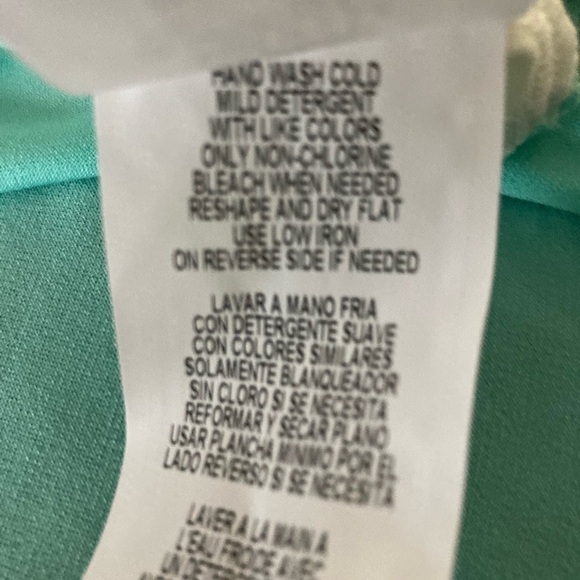 Tianna B Color Block Dress Black Mint Cream Size 18 NWT - Picture 6 of 9